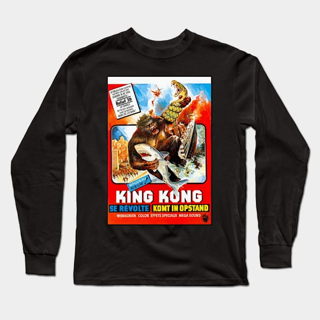 Classic Bad Movie Poster - A*P*E Long Sleeve T-Shirt by Starbase79